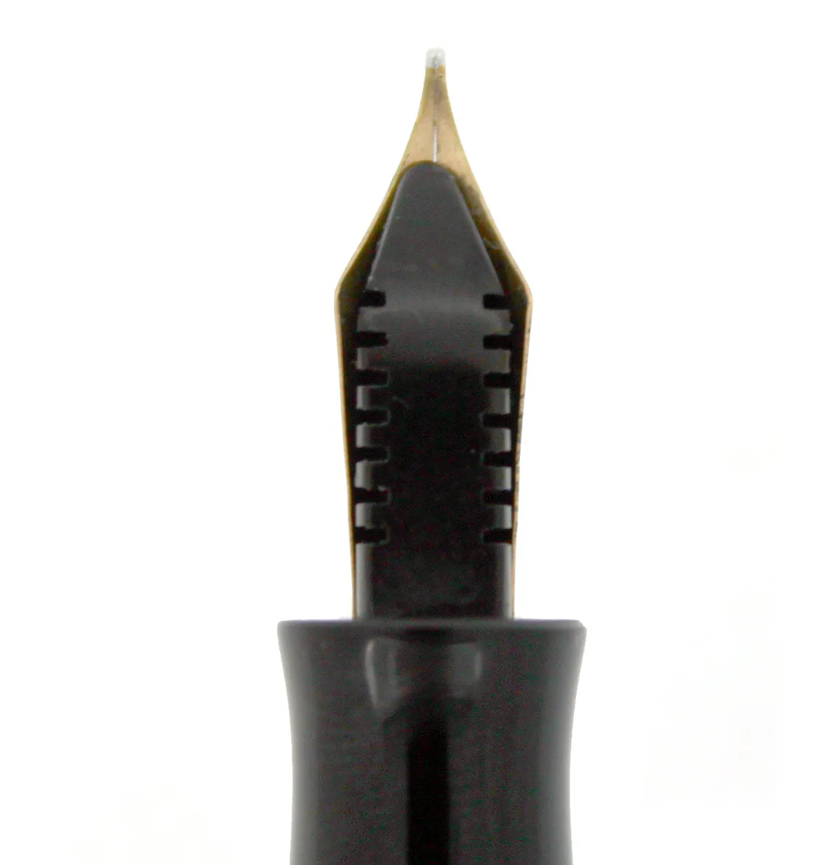 1937 PARKER VACUMATIC JR MOTTLED SILVER PEARL DOUBLE JEWEL FOUNTAIN PEN RESTORED
