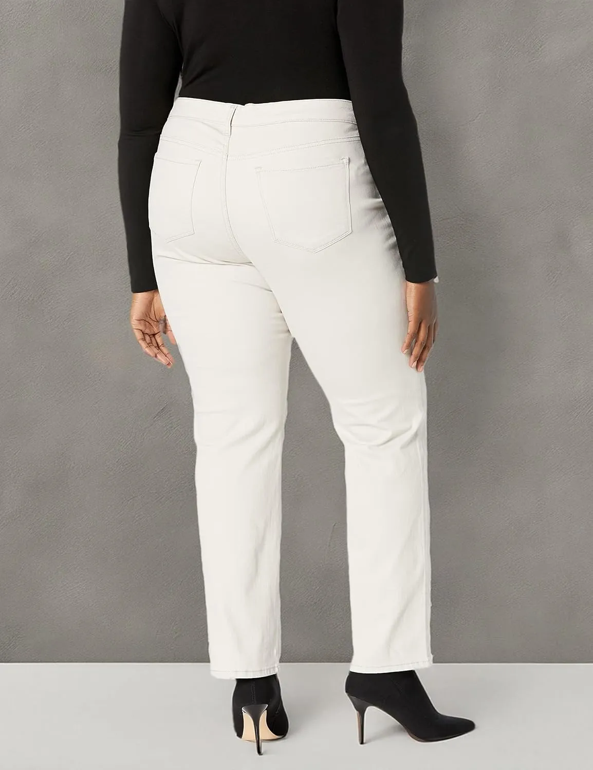 Bandolino Women's Mandie Signature Fit 5 High Rise Jean, Rinse, 6 Petite