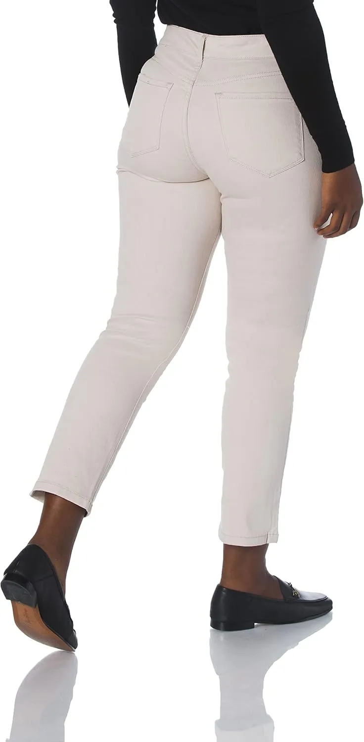 Bandolino Women's Mandie Signature Fit 5 High Rise Jean, Rinse, 6 Petite