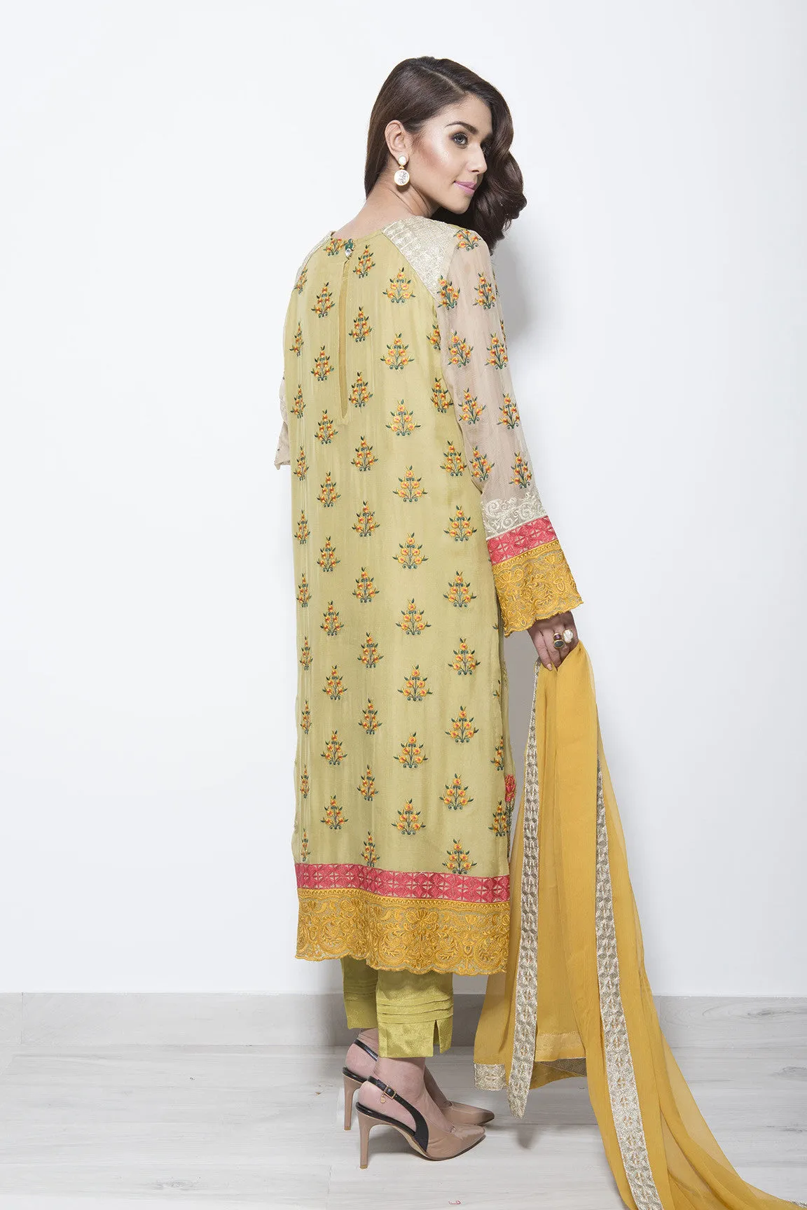 Baroque Luxury Chiffon Embroidered Collection - Sublime Treat