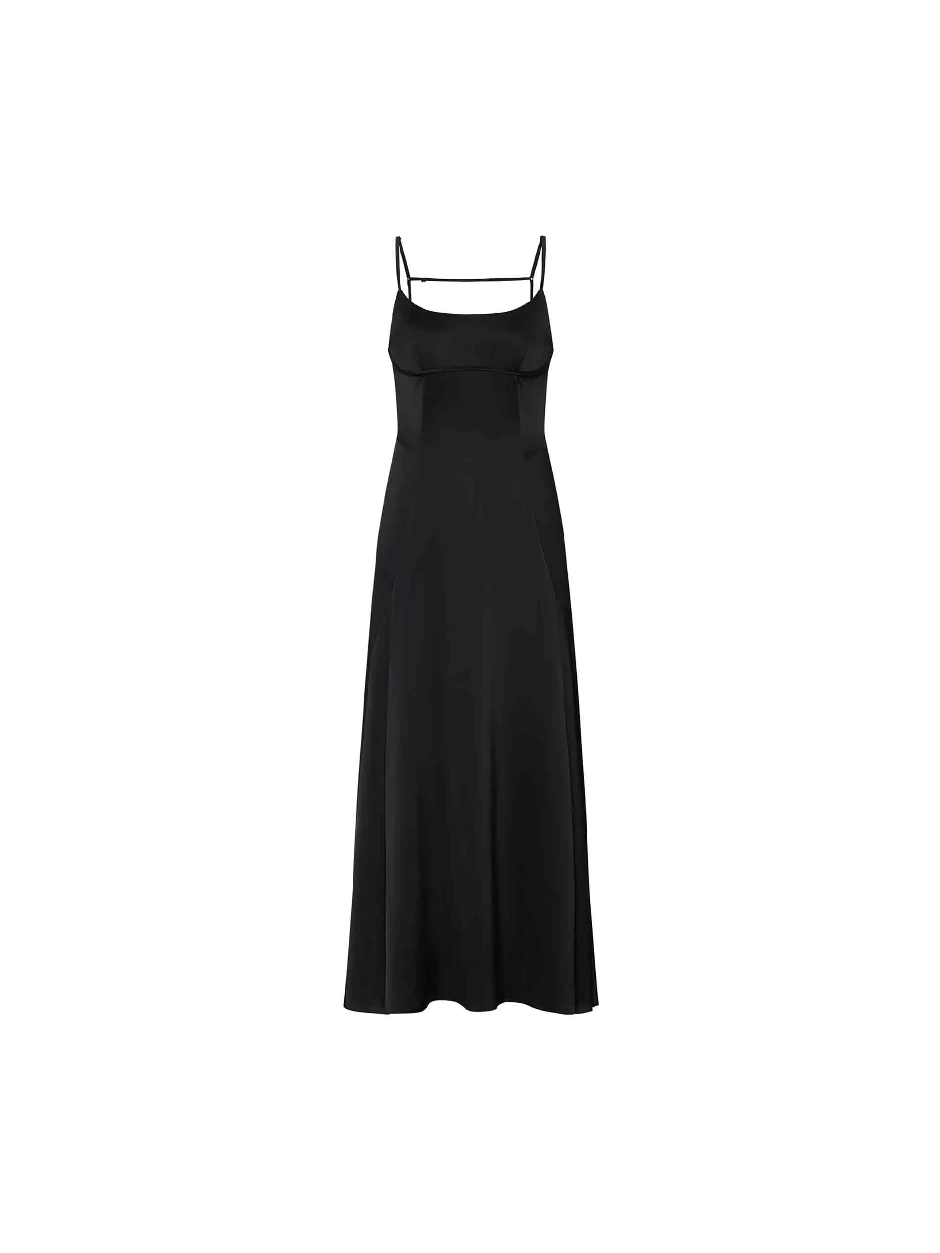 Black Midi Cami Dress