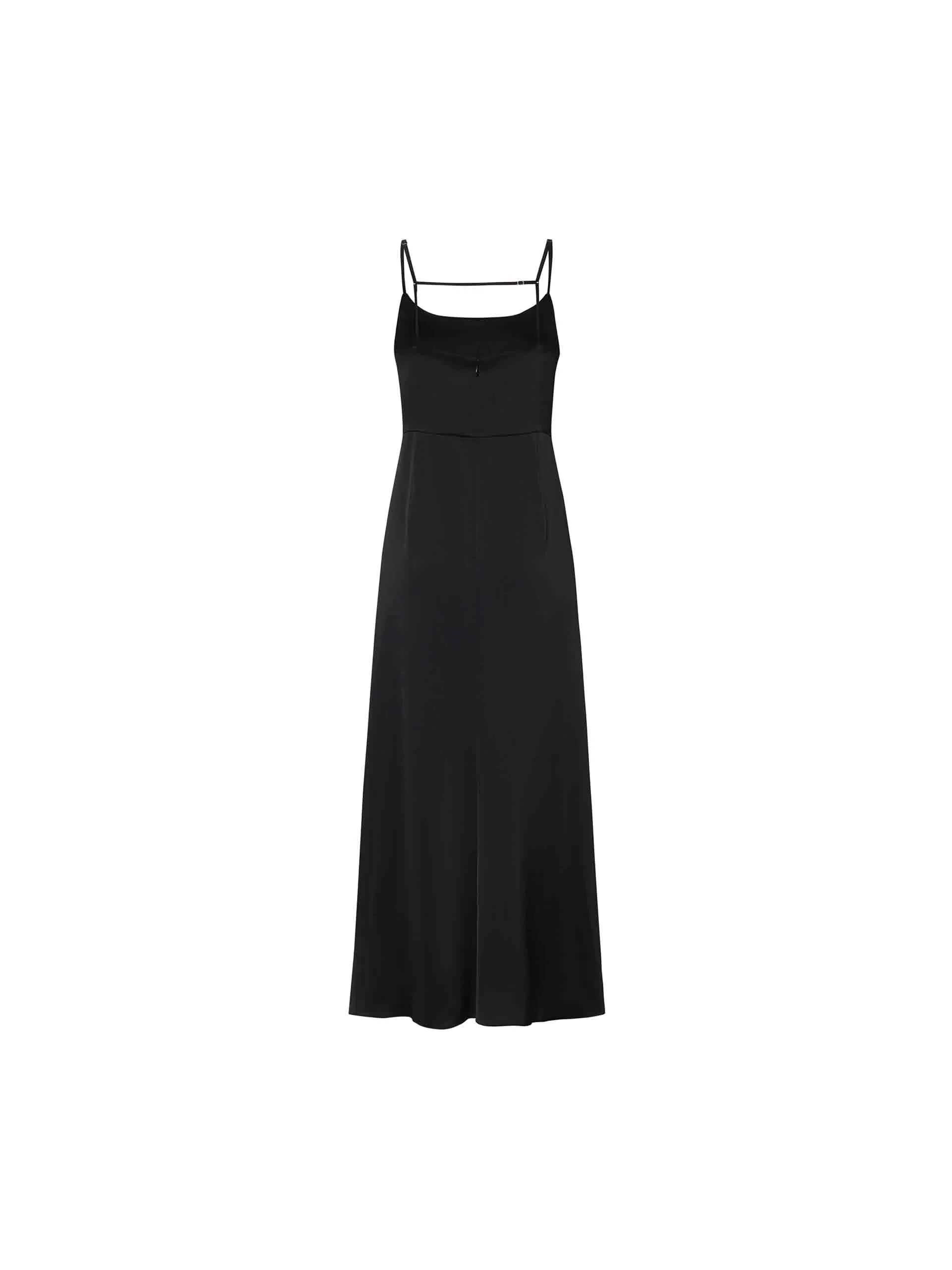 Black Midi Cami Dress