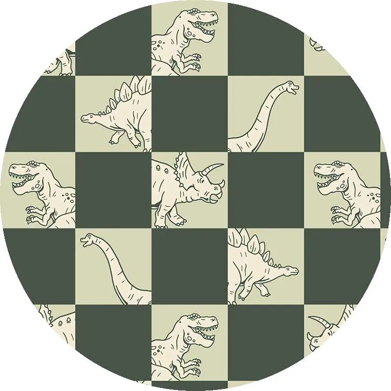 Checkered Dinos Bamboo Styles