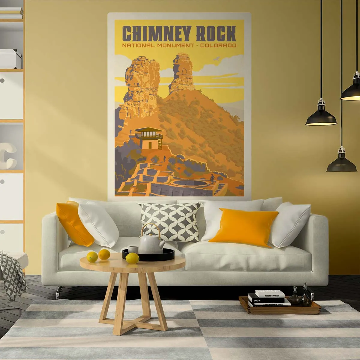 Chimney Rock National Monument Colorado Decal