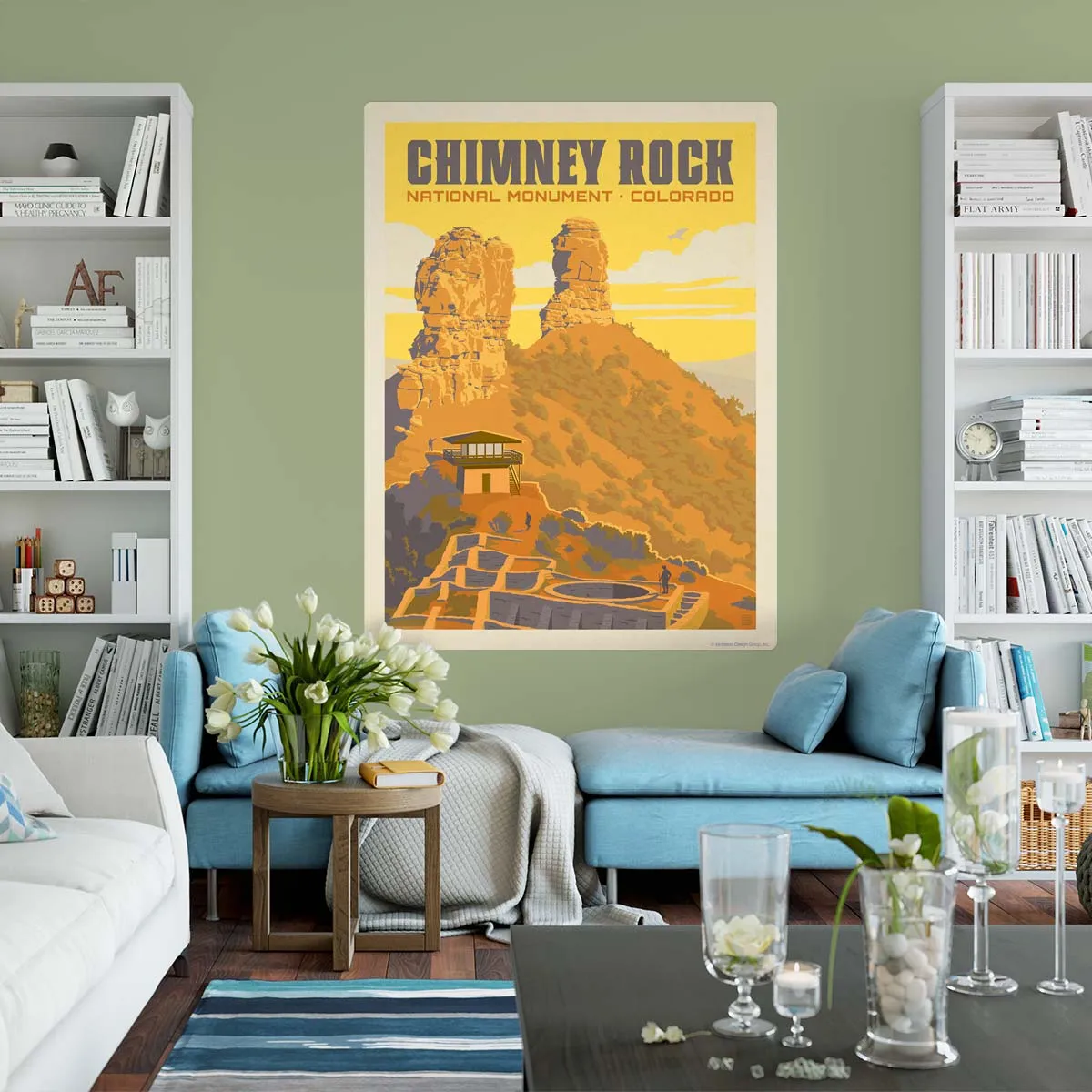 Chimney Rock National Monument Colorado Decal