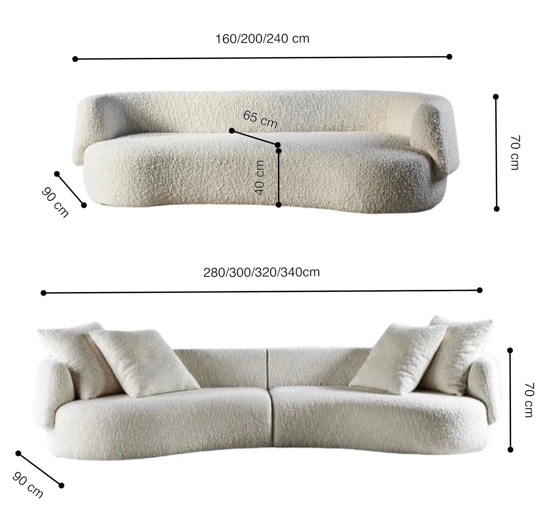 Evan Curve Sofa