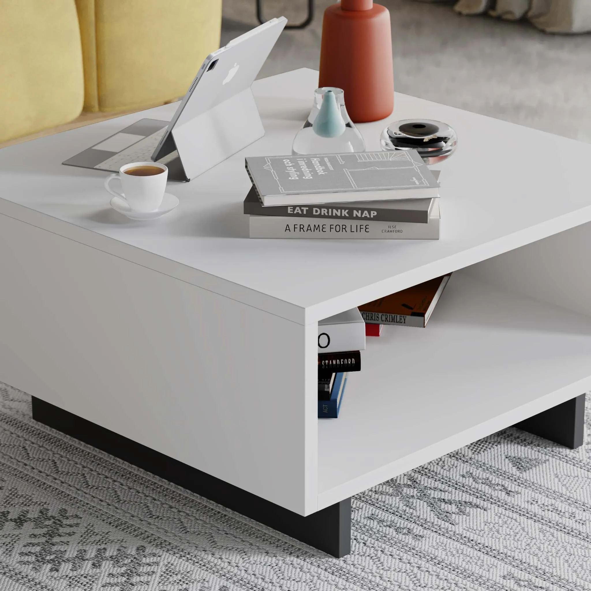 Hola Modern Coffee Table Multipurpose H 32cm