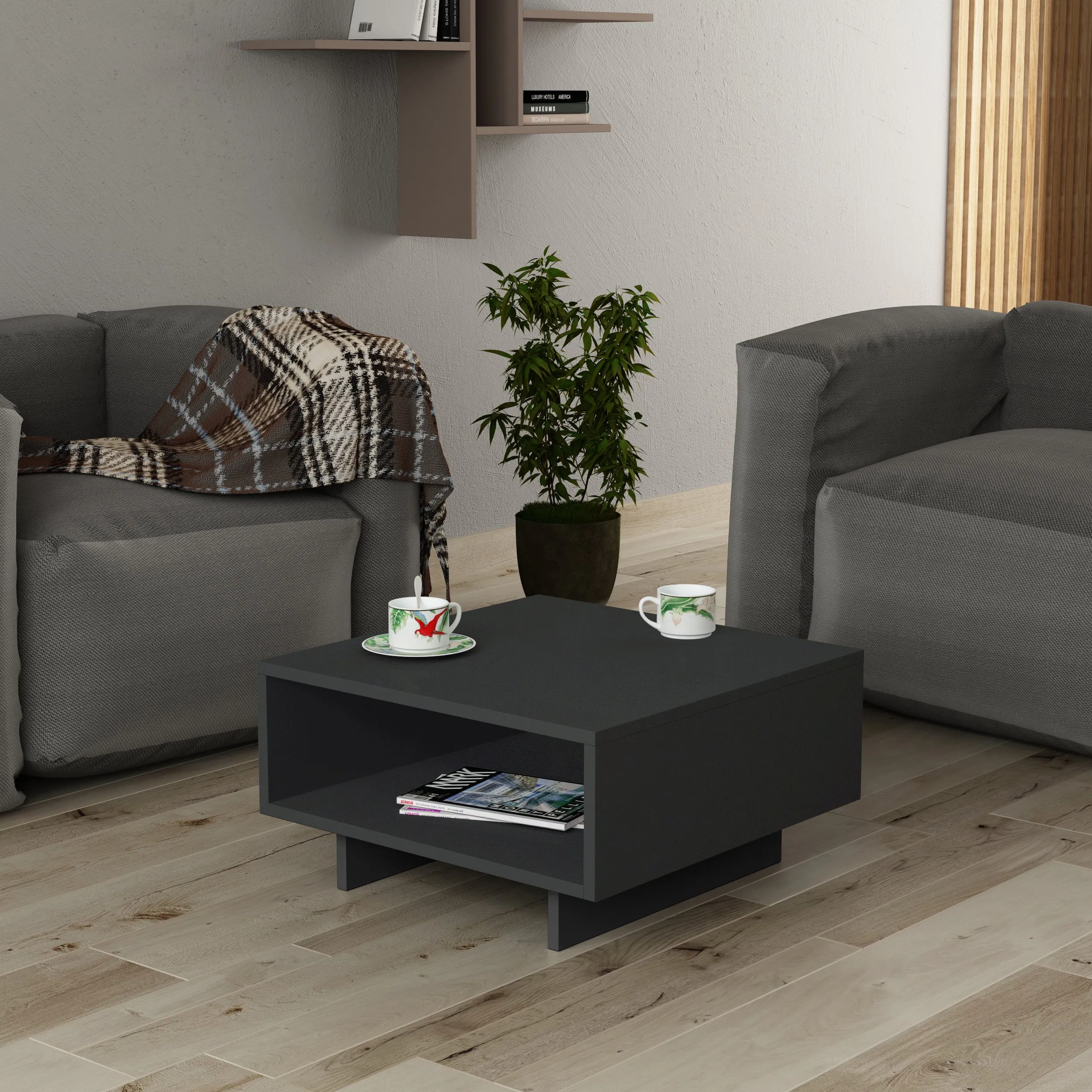 Hola Modern Coffee Table Multipurpose H 32cm