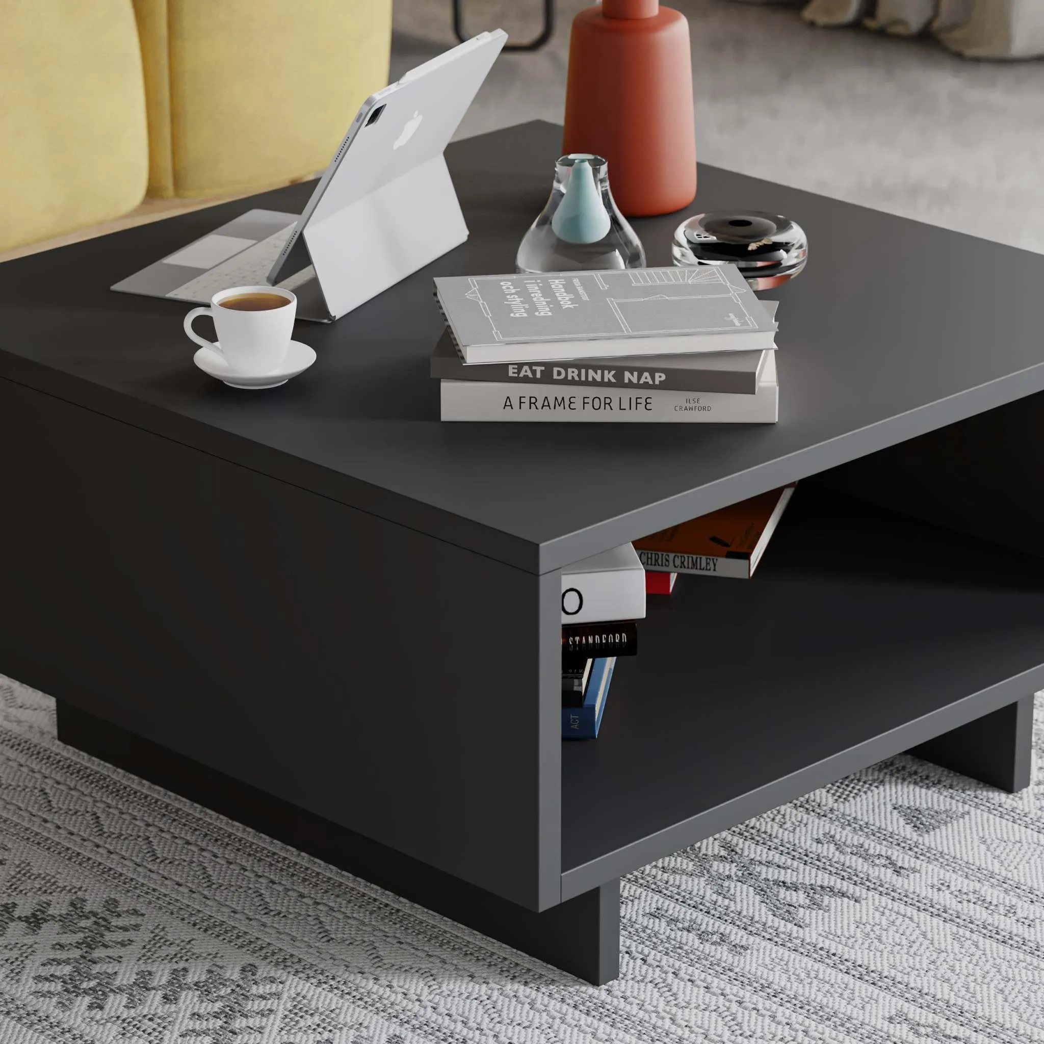 Hola Modern Coffee Table Multipurpose H 32cm