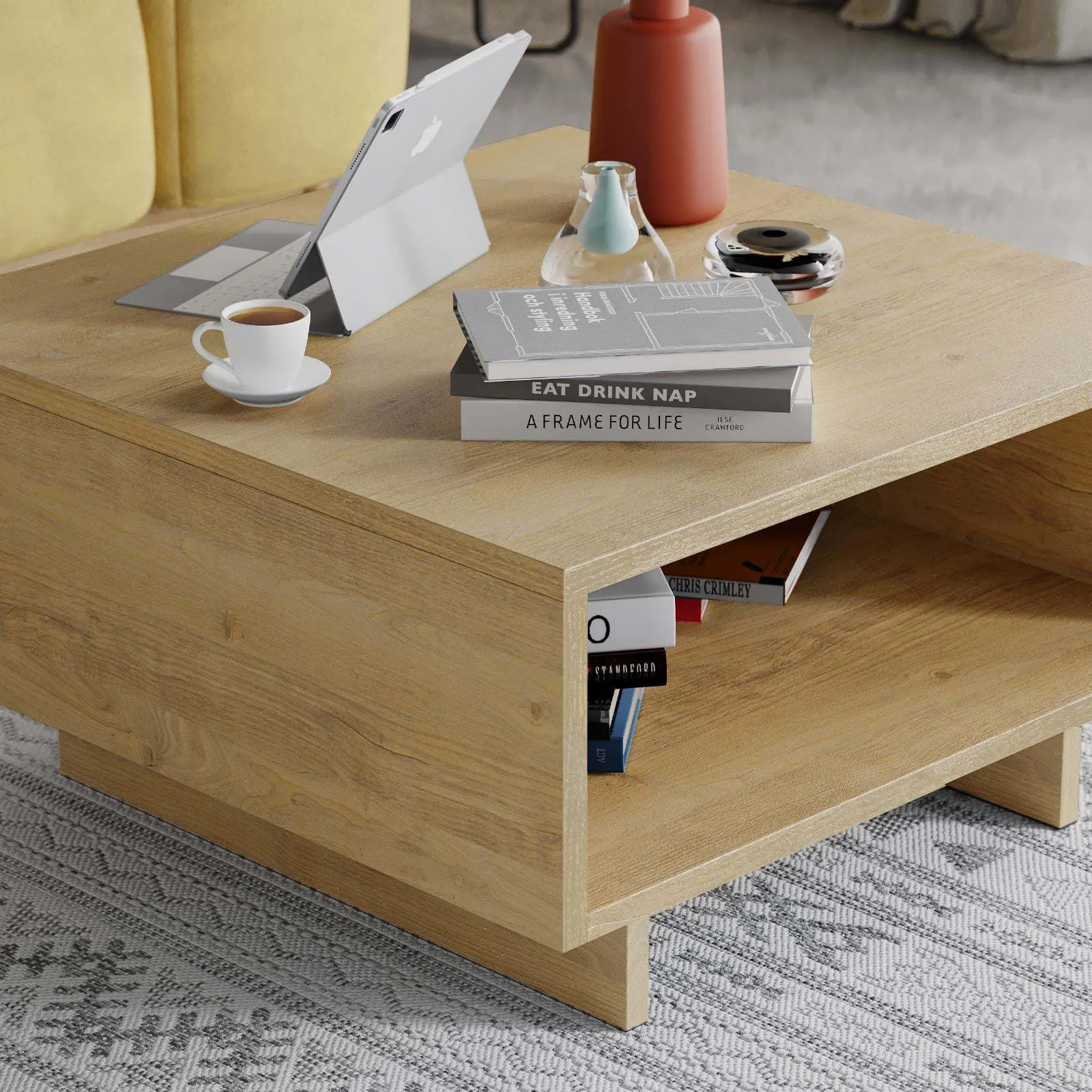 Hola Modern Coffee Table Multipurpose H 32cm