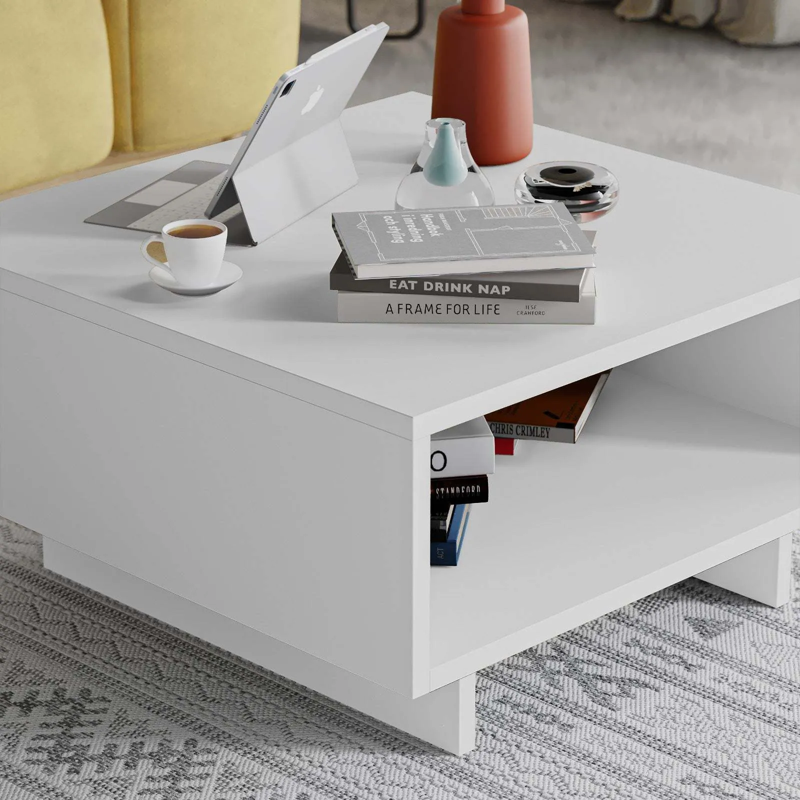 Hola Modern Coffee Table Multipurpose H 32cm