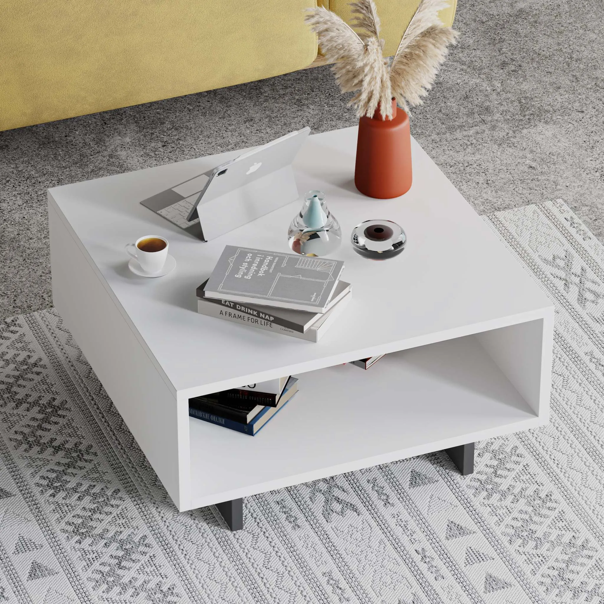 Hola Modern Coffee Table Multipurpose H 32cm