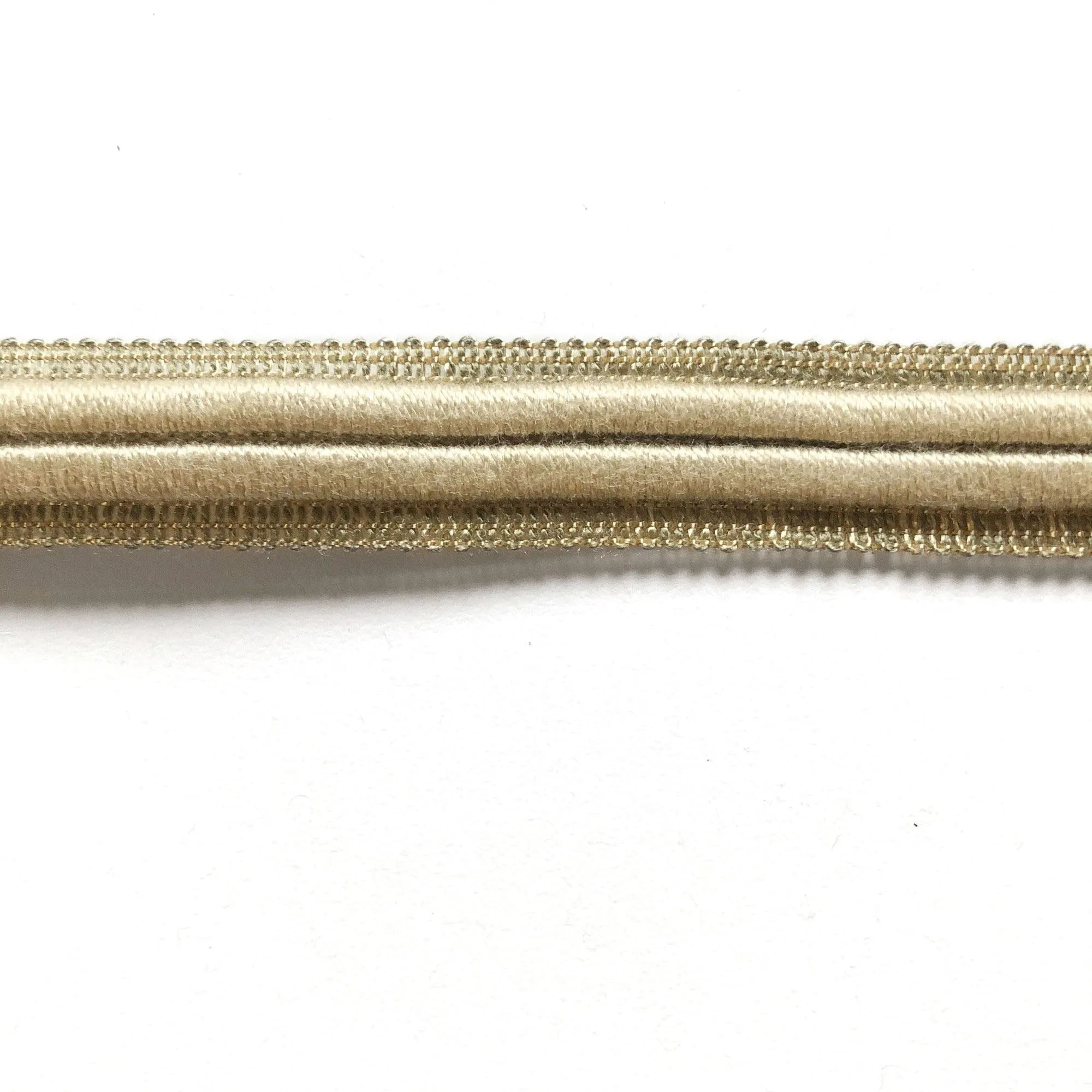 Ivory and Gold High Quality Decorative Gimp Trim by the yard
