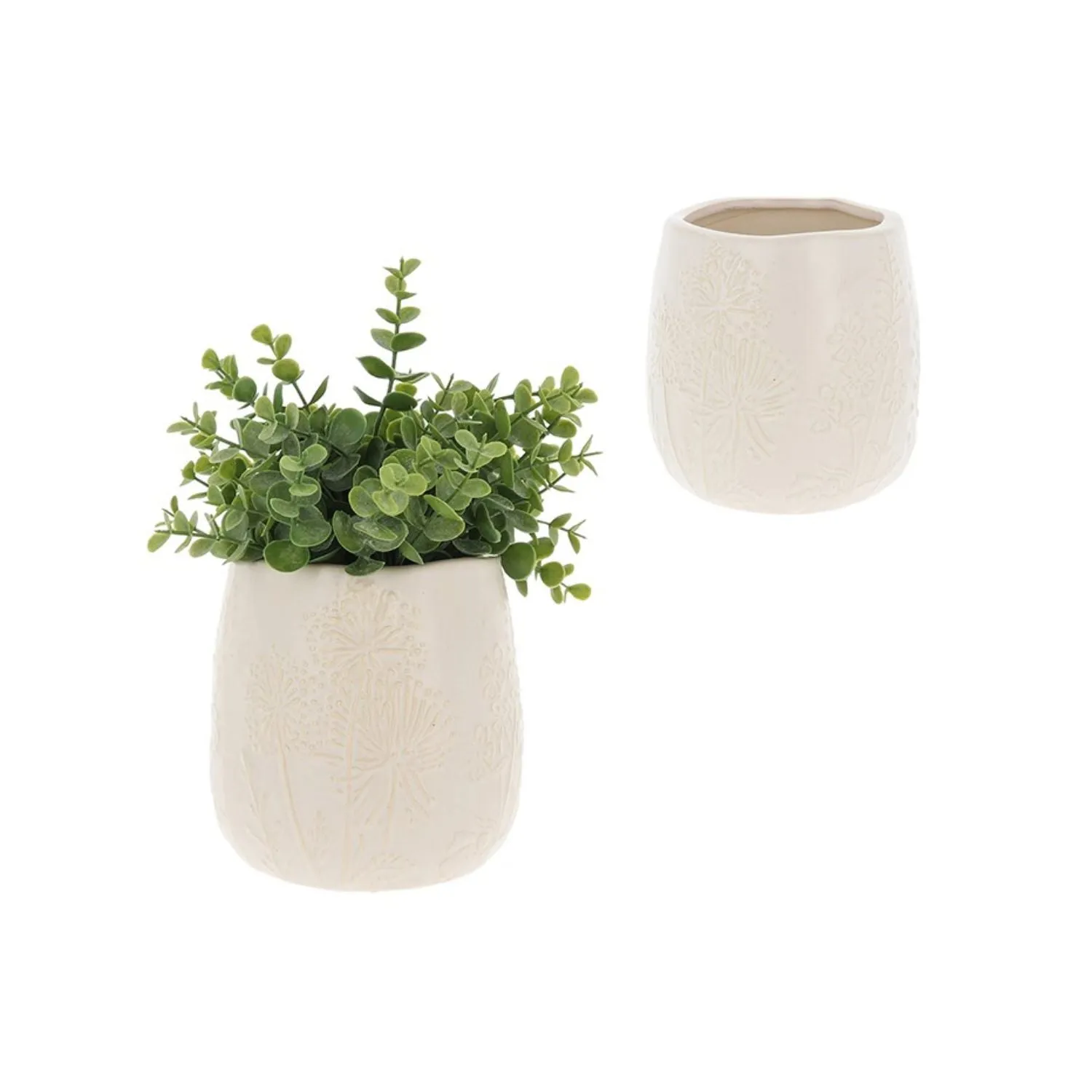 Joe Davies Meadow Sweet Cream Planter Large