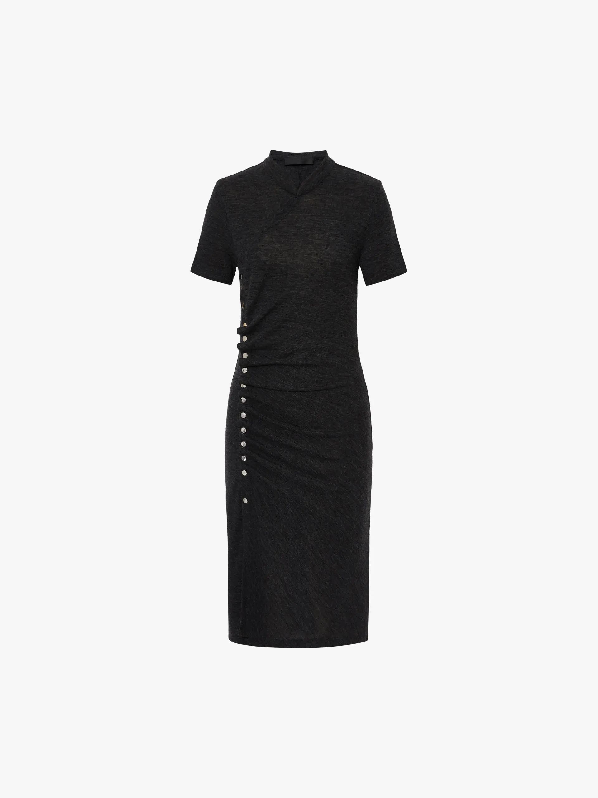 Knitted Wool Midi Dress