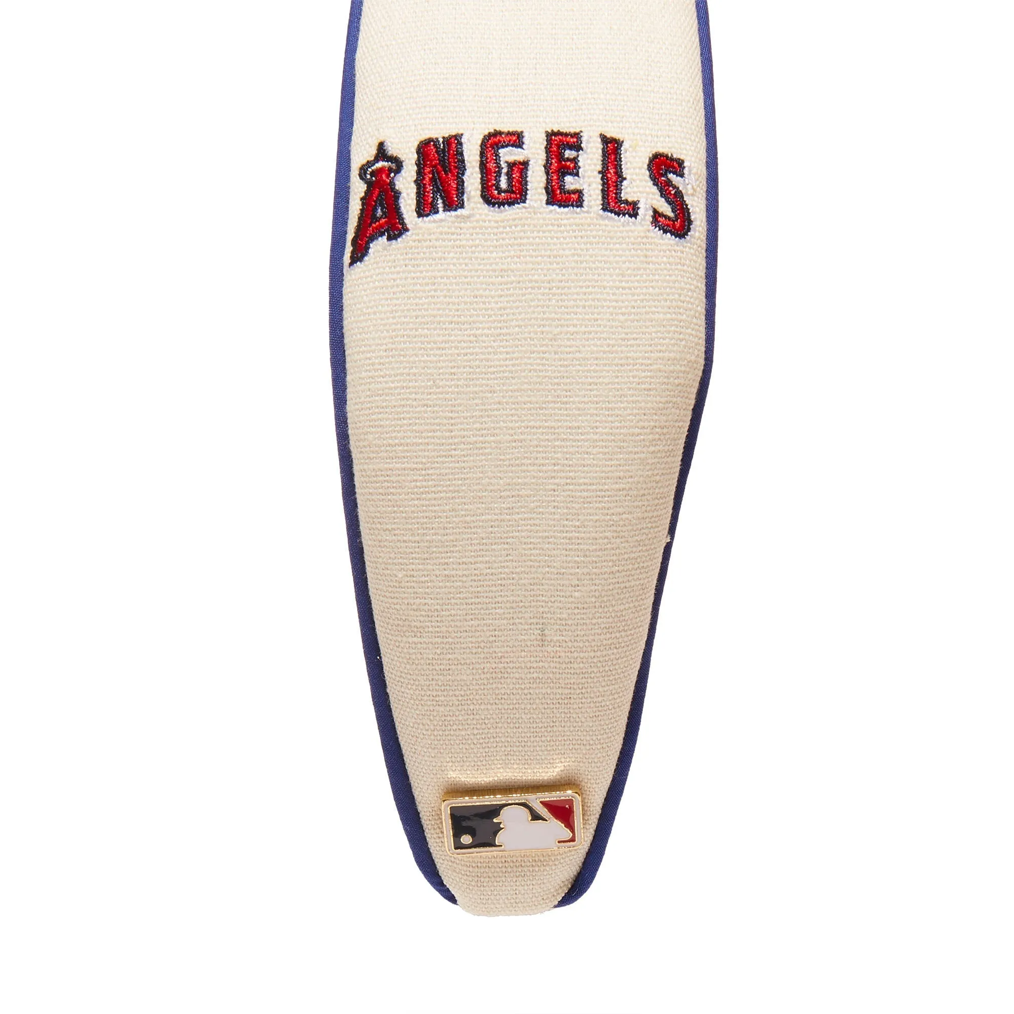 LOS ANGELES ANGELS LELE SADOUGHI / MLB IVORY EMBROIDERED KNOTTED HEADBAND