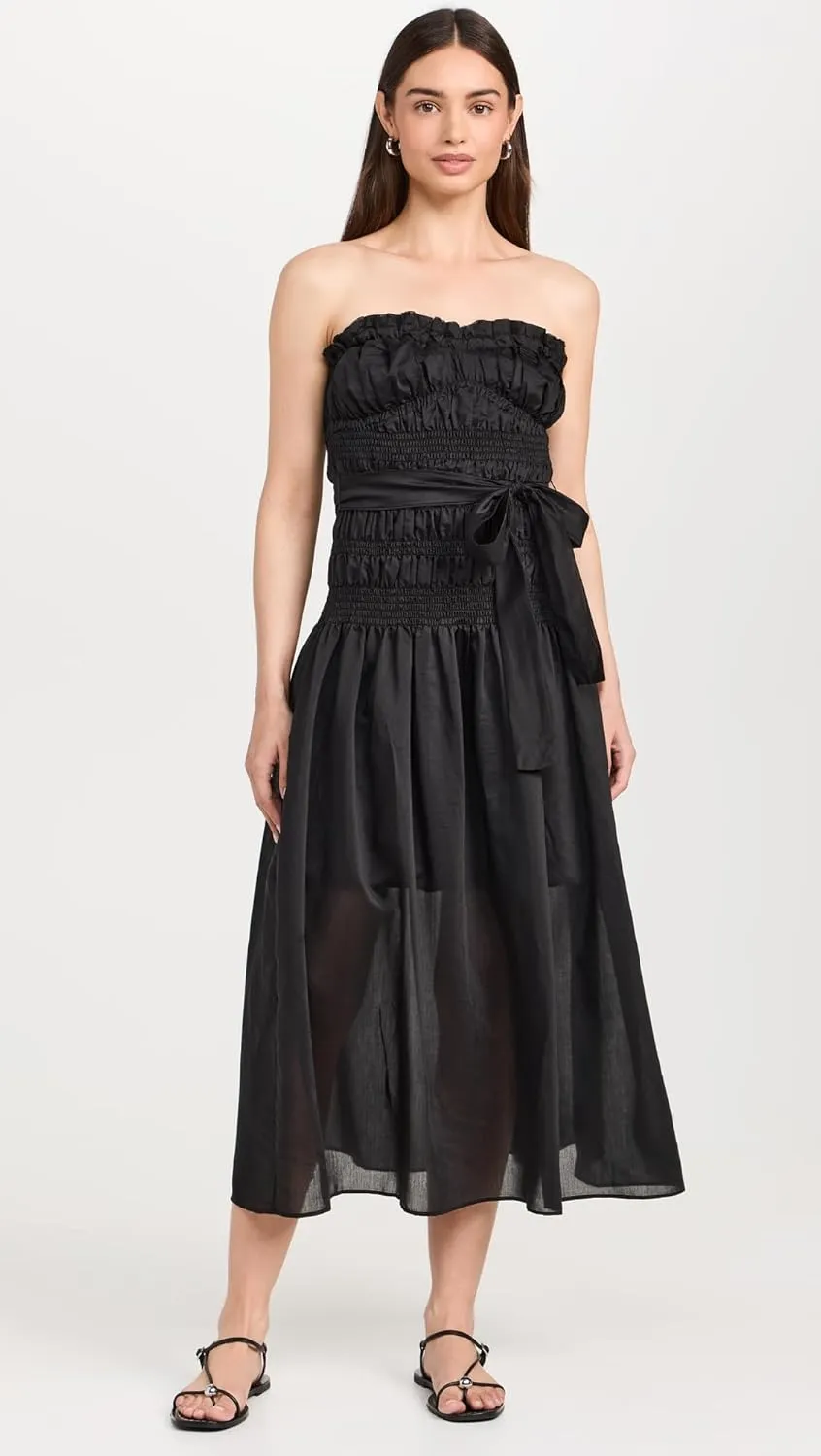 MOON RIVER Women's Strapless Maxi Dress