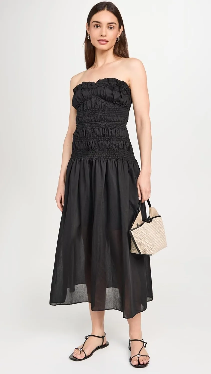 MOON RIVER Women's Strapless Maxi Dress