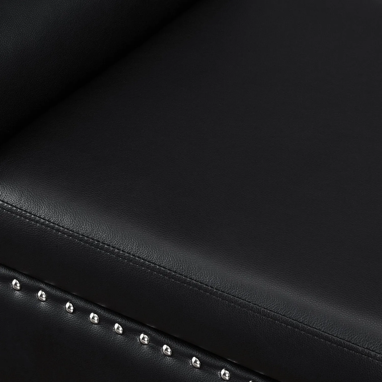 Noah PU Leather Storage Bench