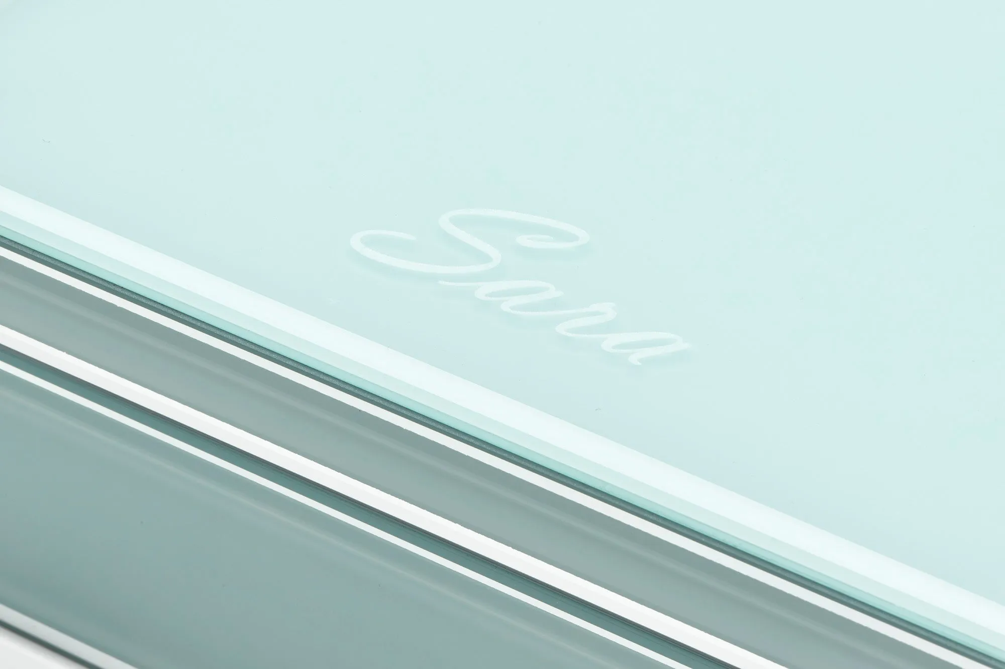 SARA Mint Medium Jewellery Box