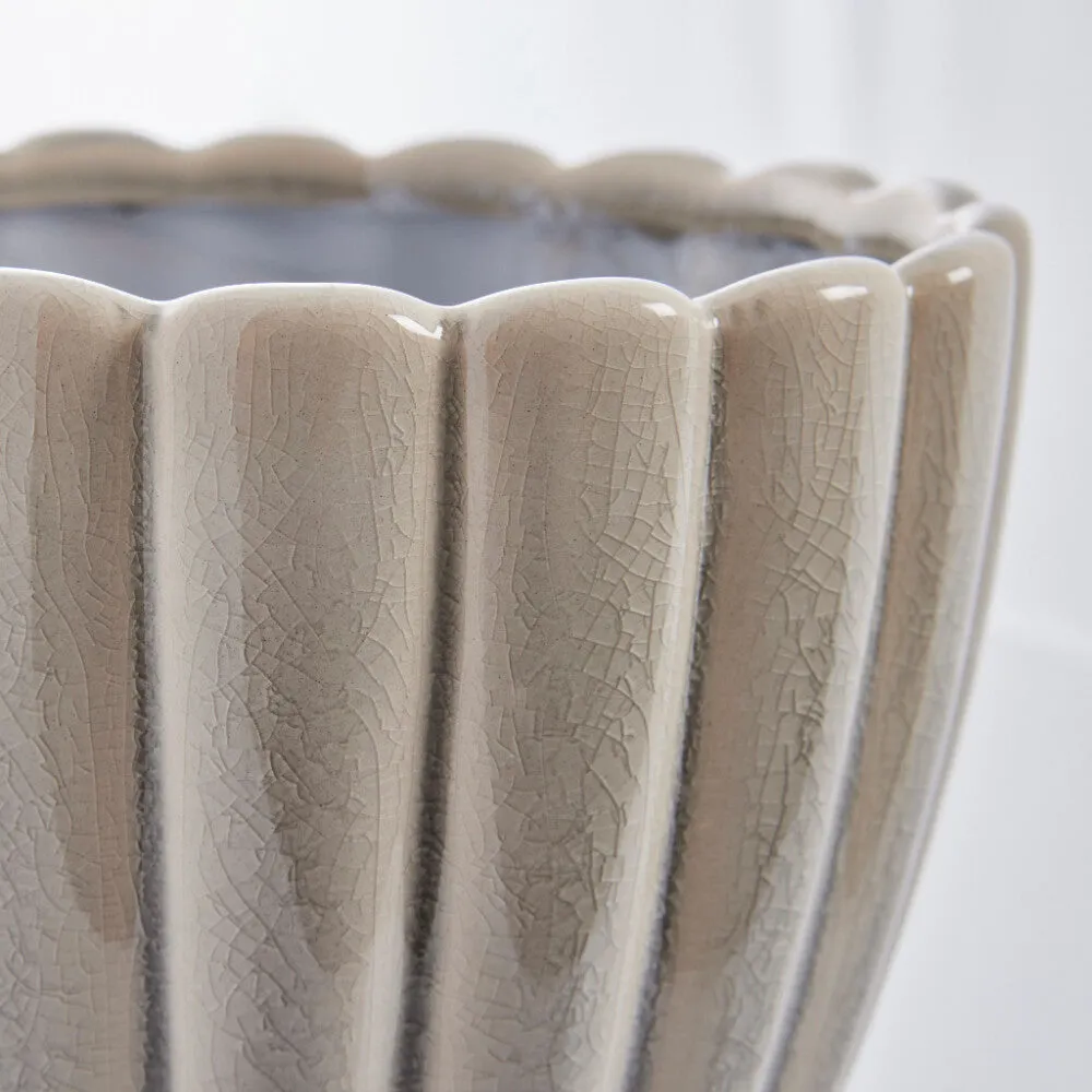 Shenella flower pot Ø12.5 H15 
linen
