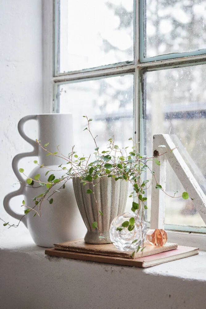 Shenella flower pot Ø12.5 H15 
linen