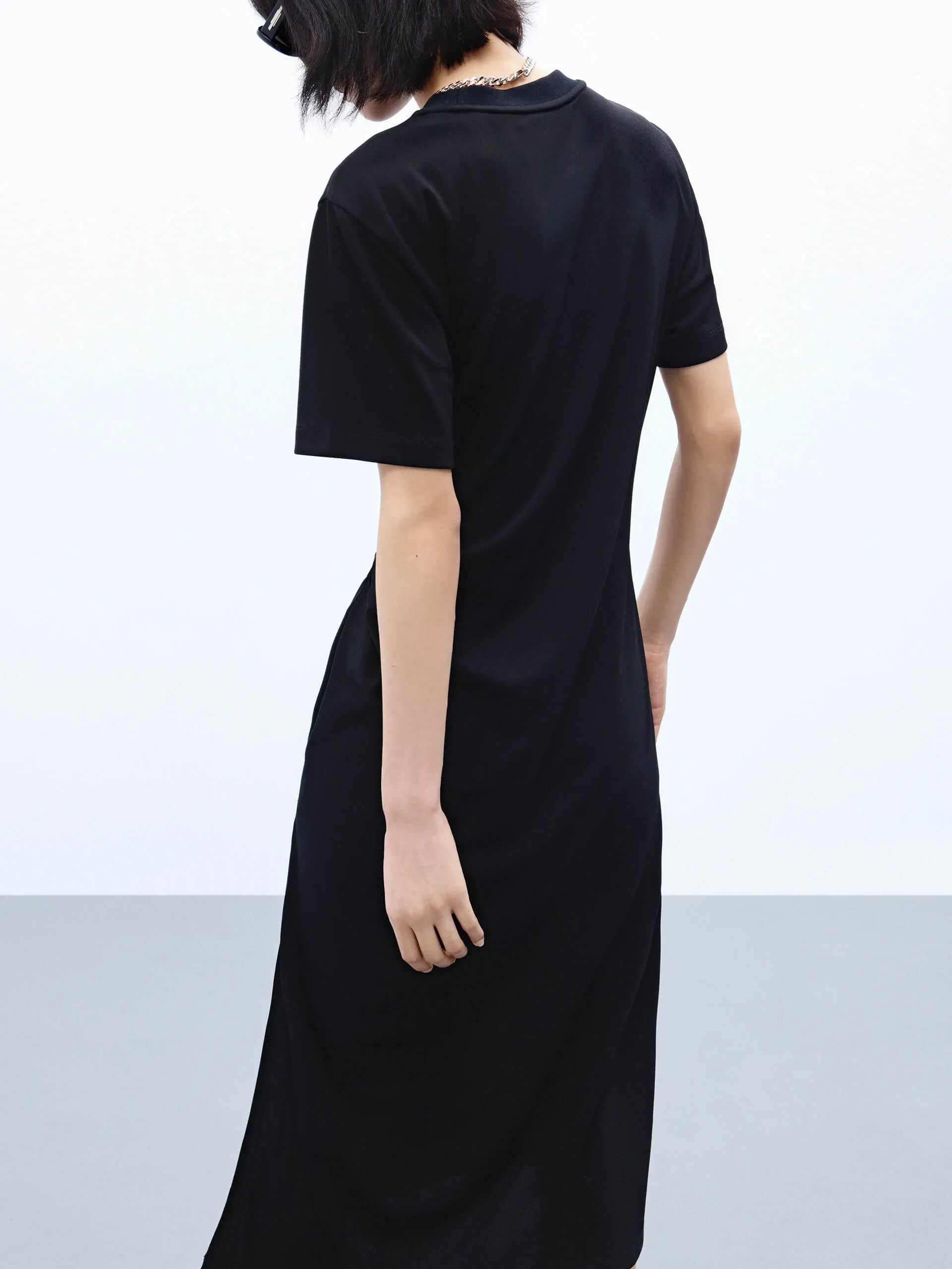Side Slit Midi Dress