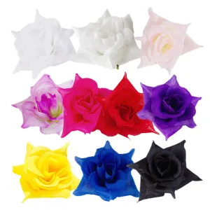 Silk Rose Heads Small Artificial Flowers 100PCS