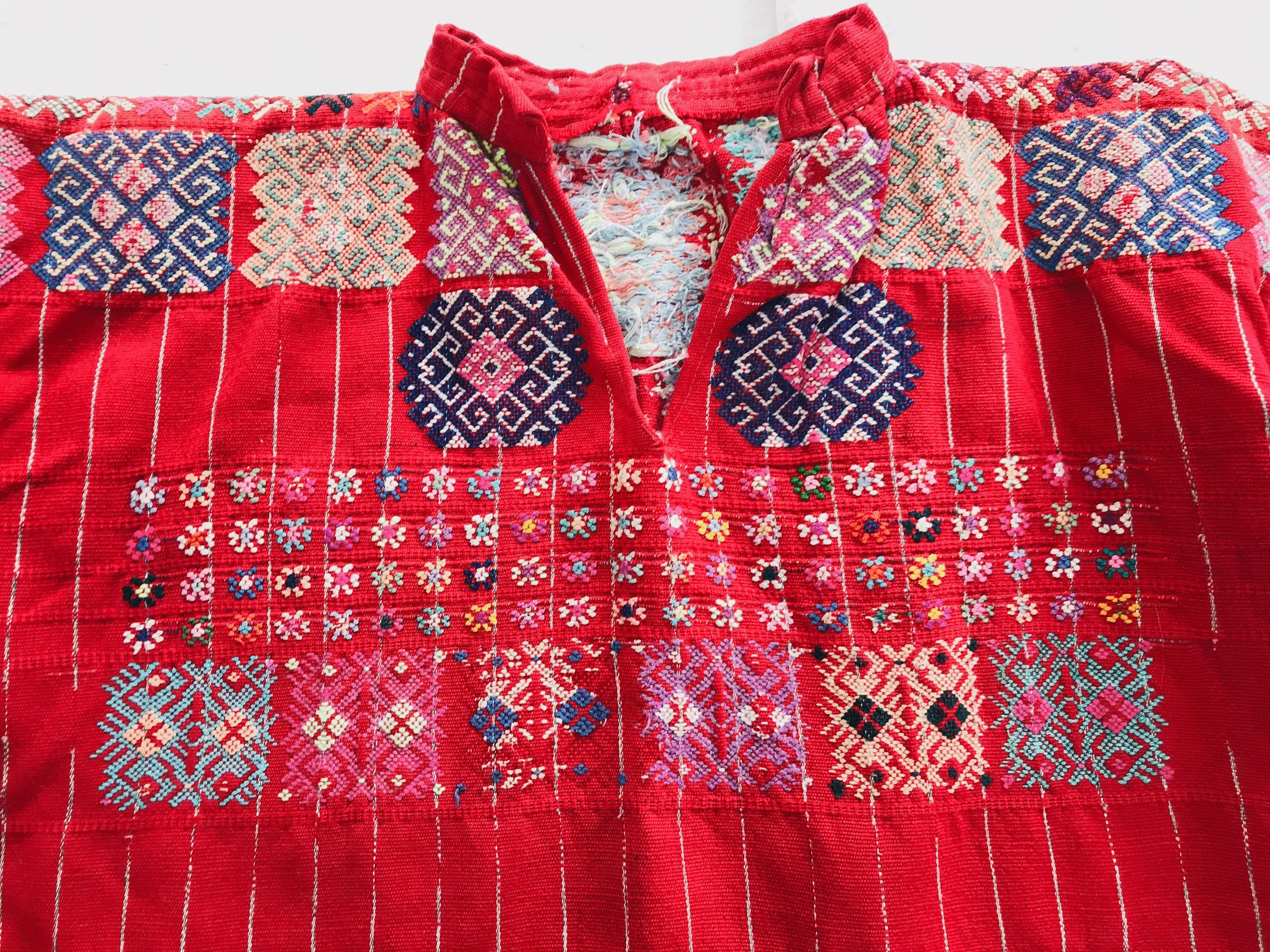 Vintage Guatemalan Huipil. Santiago Chimaltenango