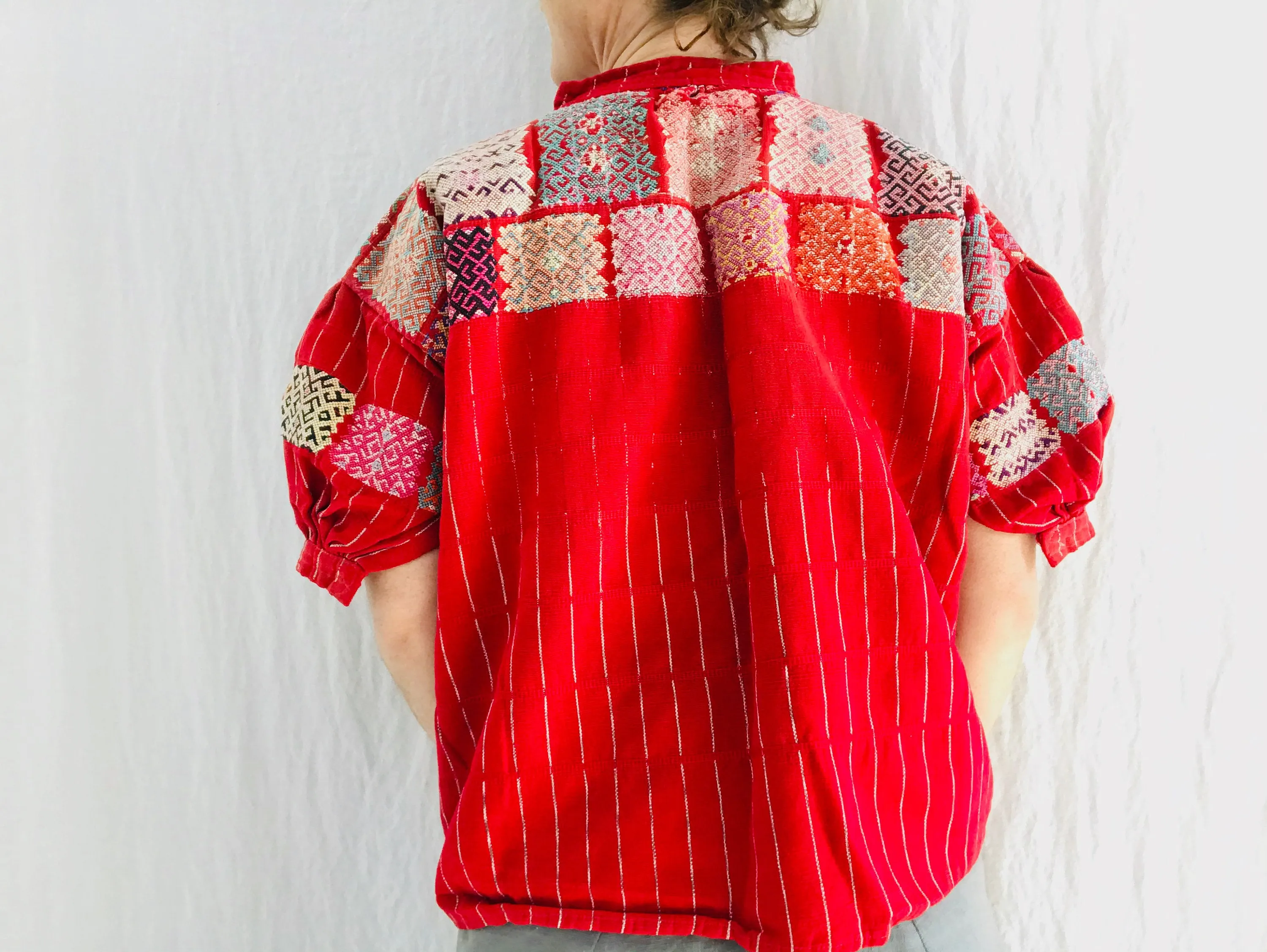 Vintage Guatemalan Huipil. Santiago Chimaltenango