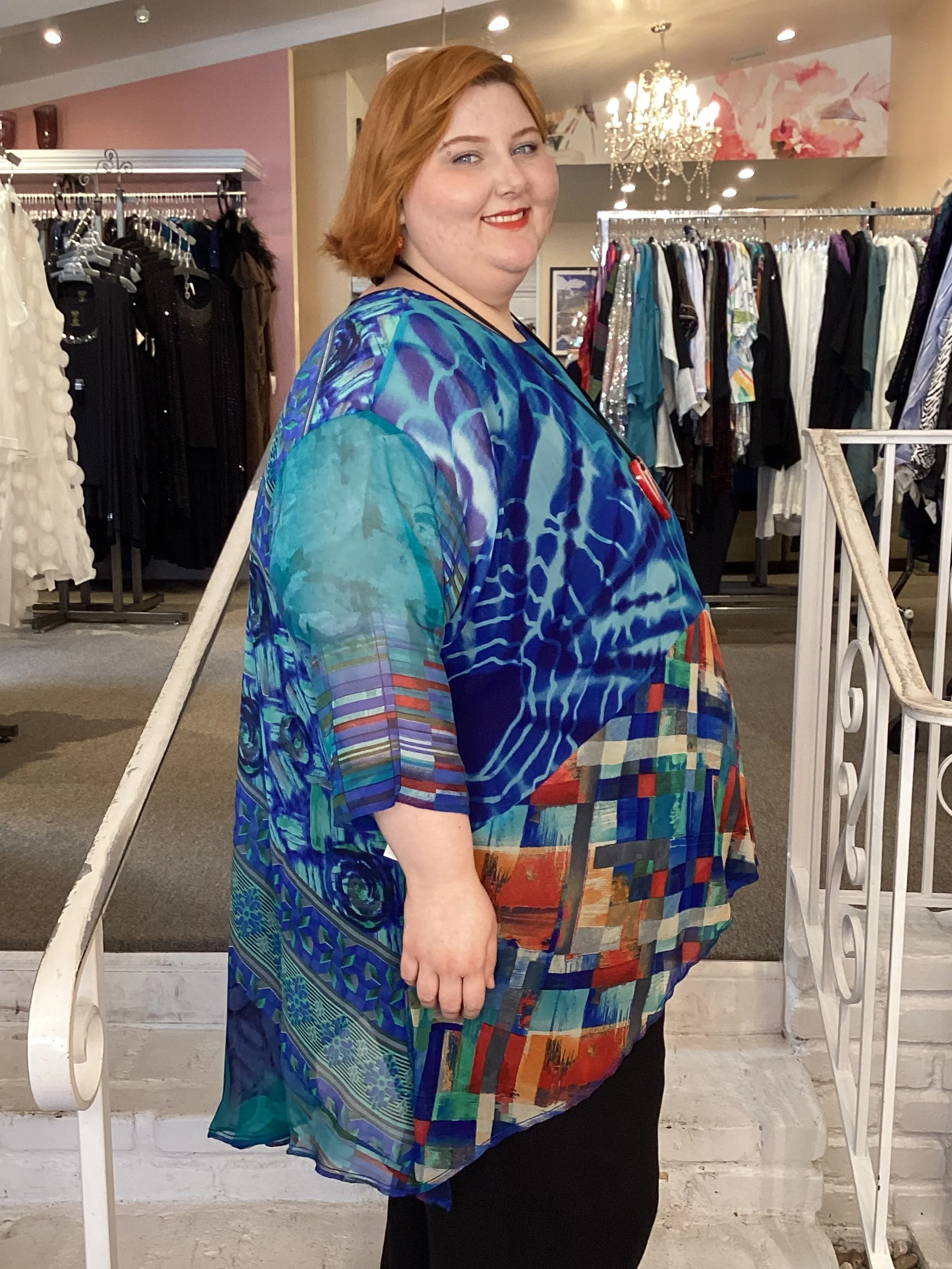 WHISPER TOP - 5971 BLUES